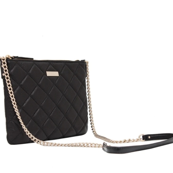 Kate Spade Gold Coast Ginnie Quilted Leather Crossbody Bag. - Picture 3 of 16